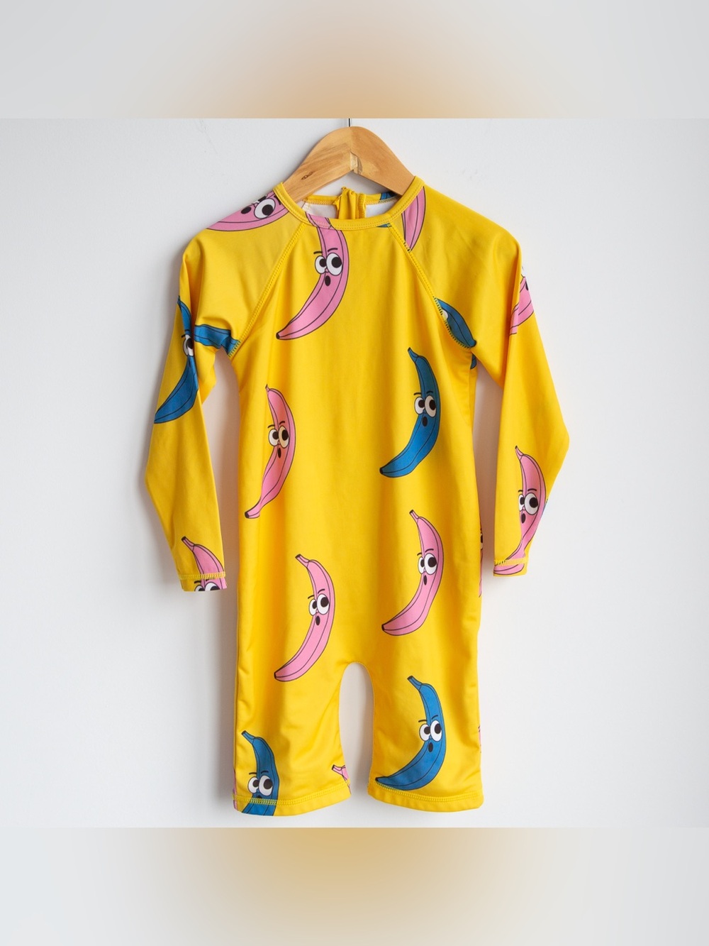 Hugo Loves Tiki Peel Party Banana Rash Guard Swimsuit 4T